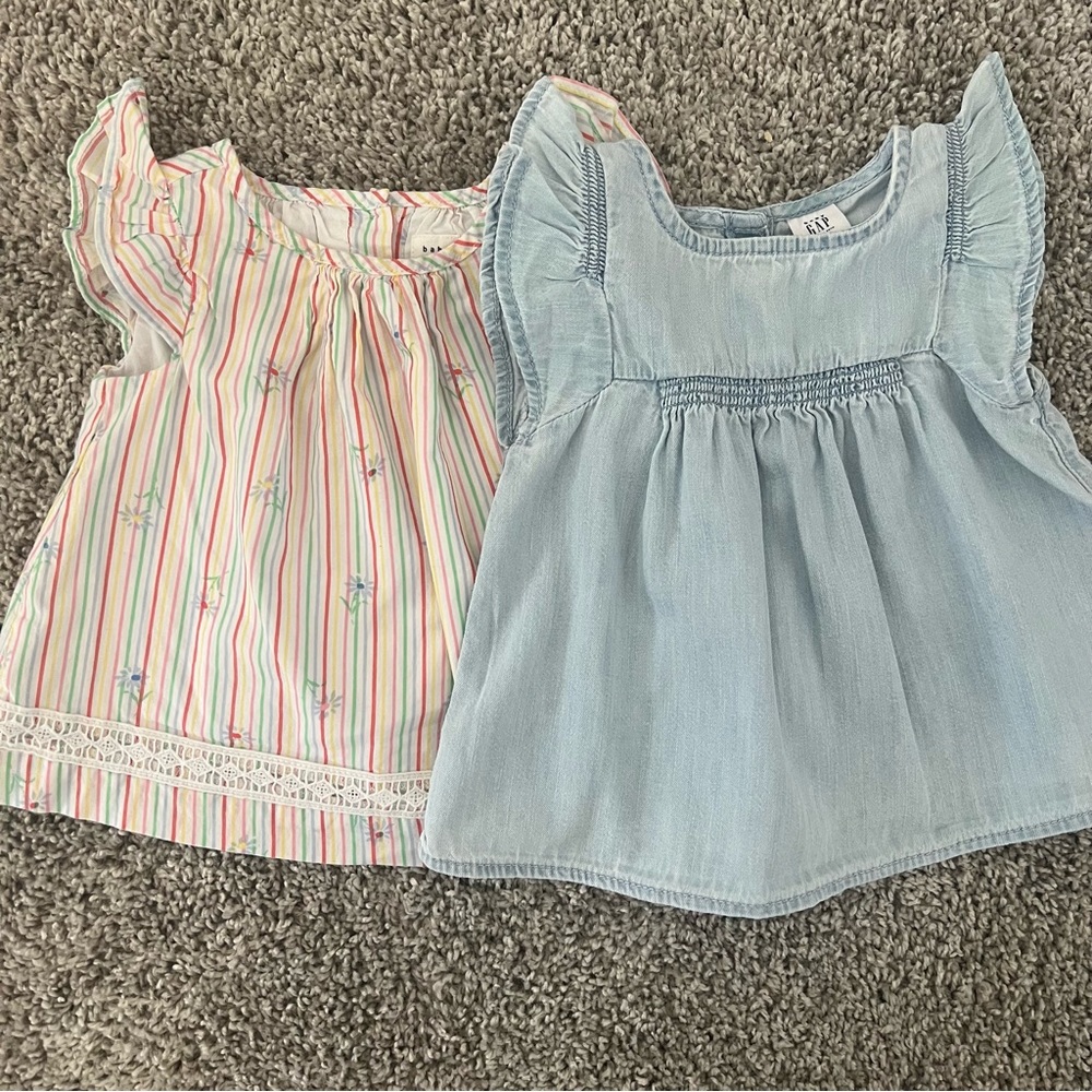 Set of Baby Gap Summer Tops 6-12 Months